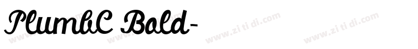 PlumbC Bold字体转换